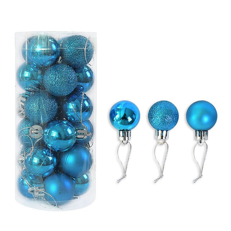 Christmas Decoration Shiny Matte Christmas Ball - Image 4