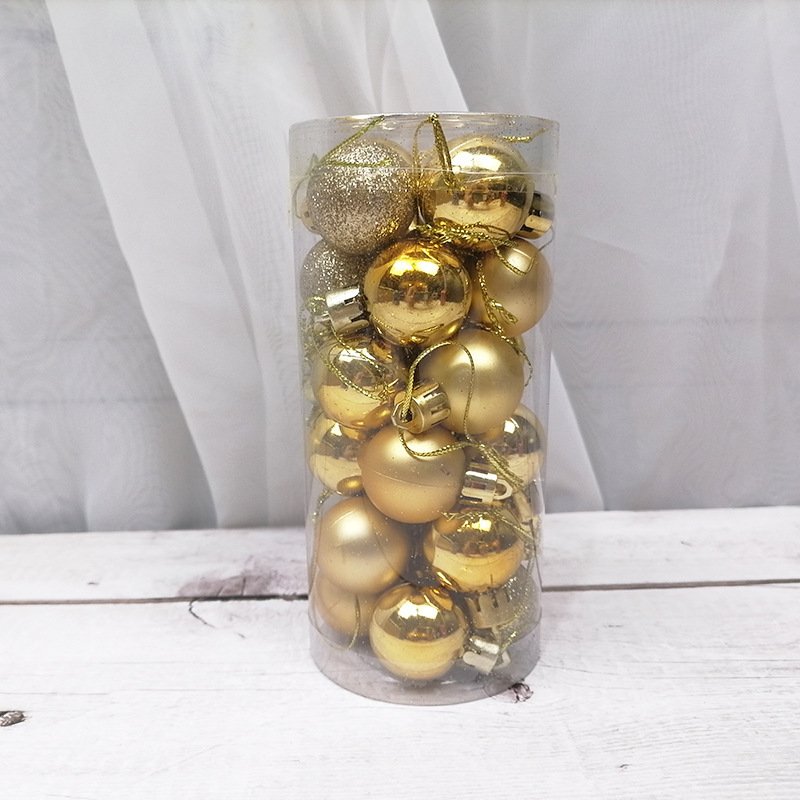 Christmas Decoration Shiny Matte Christmas Ball - Image 3