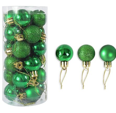 Christmas Decoration Shiny Matte Christmas Ball - Image 6